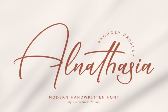 Alnathasia: A Modern Handwritten Font for Digital Projects