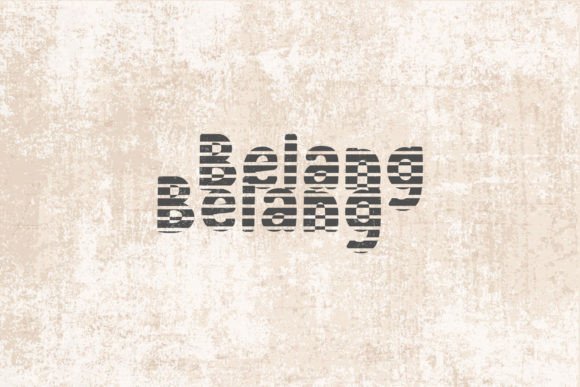 Belang Belang Serif Font Review