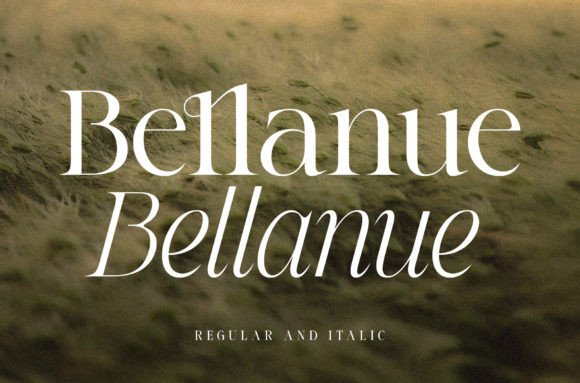 Bellanue Serif Font for Handmade Projects