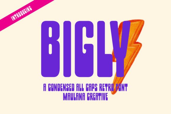Bigly: A Retro Sans Serif Font for Modern Branding