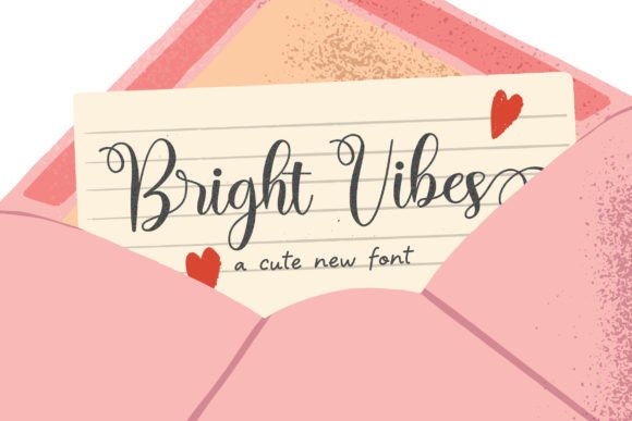 Bright Vibes: A Sweet Script Font for Web Design