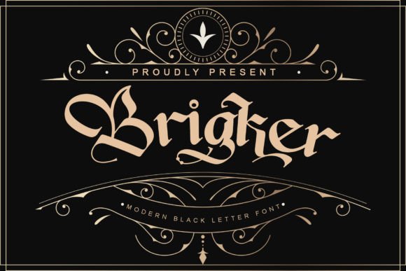 Brigker: A Bold Blackletter Font for Eye-Catching Campaigns