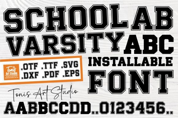 Bring Bold Style with School Varsity Font