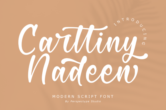 Carttiny Nadeen: A Timeless Script Font for Editorial Design