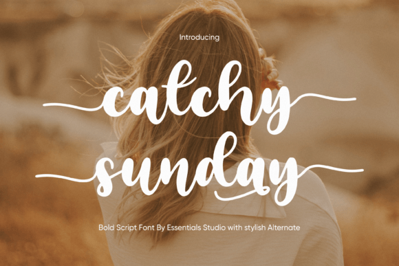 Catchy Sunday: A Handwritten Font That Elevates Digital Branding