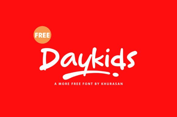 Daykids Font for Handmade and Commercial Design Projects