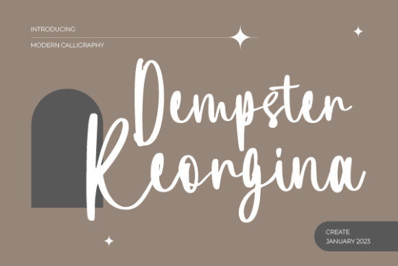 Dempster Keorgina: A Timeless Script Font for Digital Design