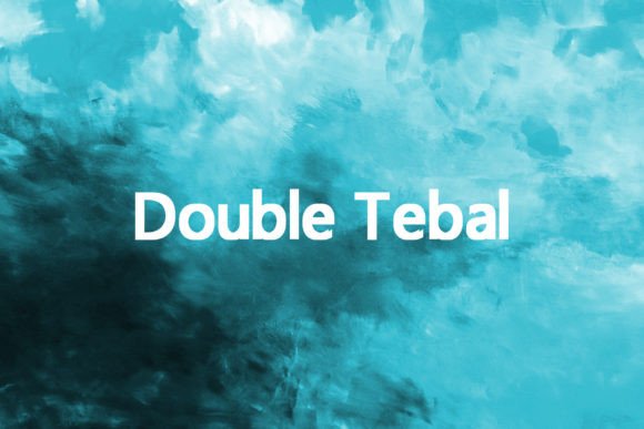 Double Tebal: A Quirky Sans Serif Font for Your Brand