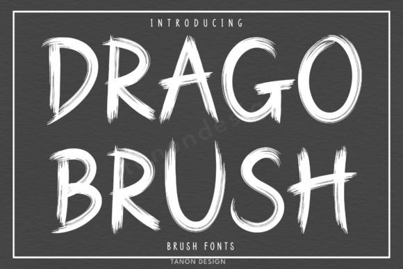 Drago Brush: A Designer’s Take on a Bold Display Font