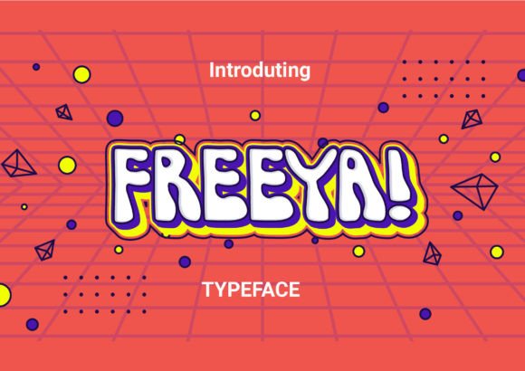 Freeya Font: A Groovy Display Typeface for Editorial Projects