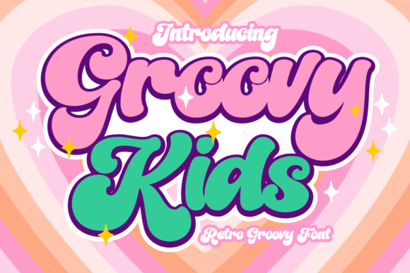 Groovy Kids Font for Eye-Catching Design
