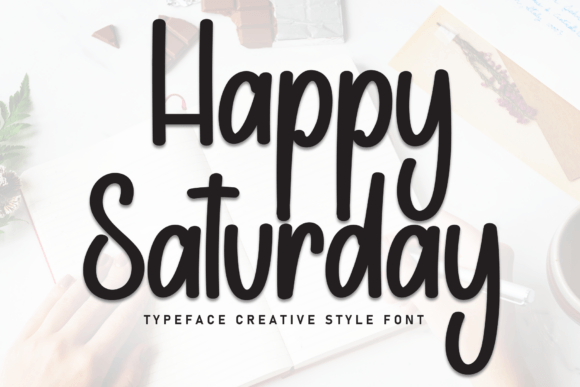 Happy Saturday Font for Web Design