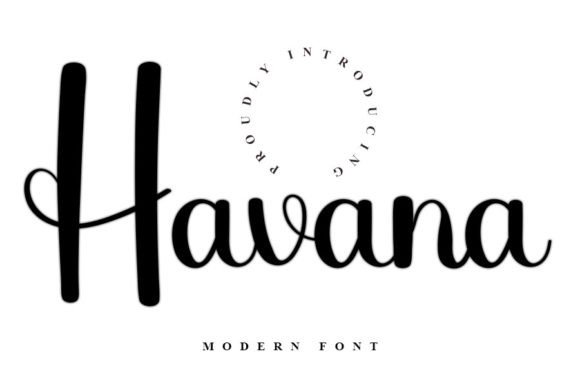 Havana Script Font for Web Design