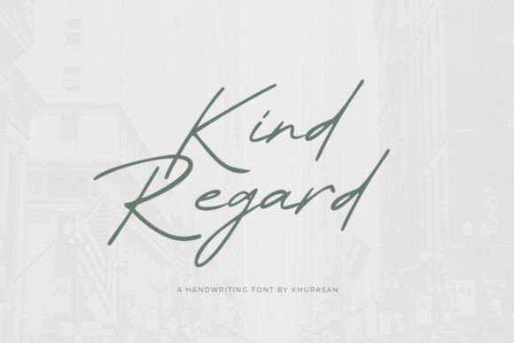 Kind Regard Font for Modern Web Design