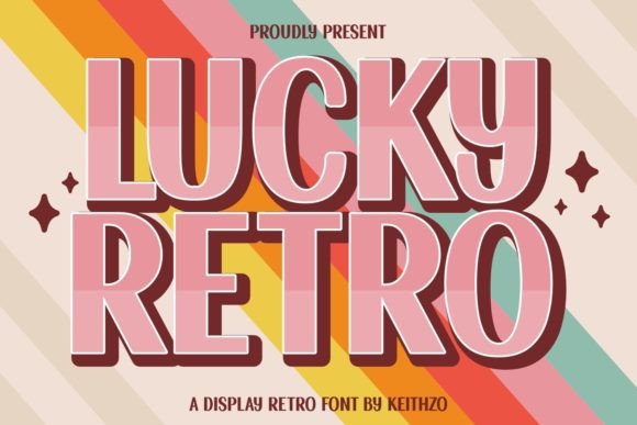 Lucky Retro Font for Handmade Creations