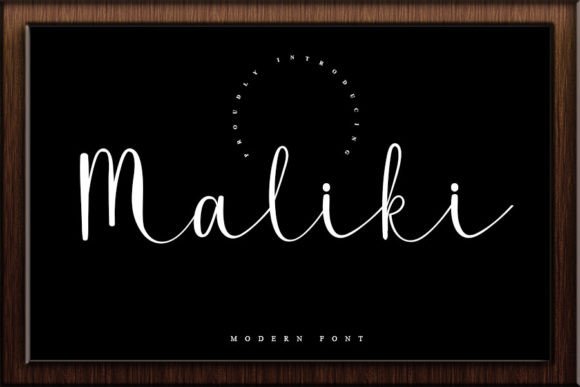 Maliki: A Handwritten Font for Captivating Campaigns