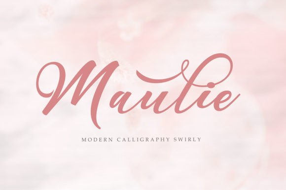 Maulie Script: A Timeless Font for Handmade Creations