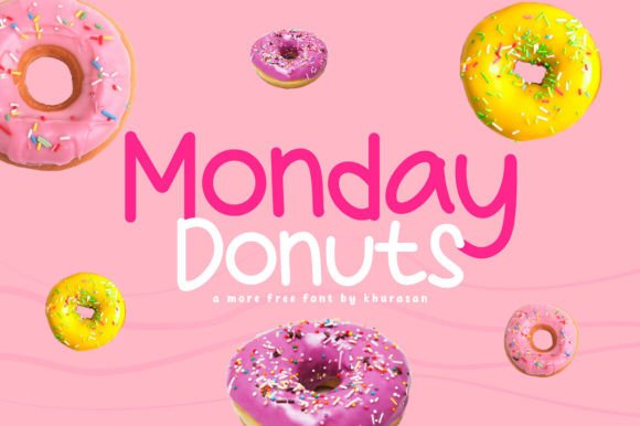 Monday Donuts: A Handwritten Font for Modern Web Design