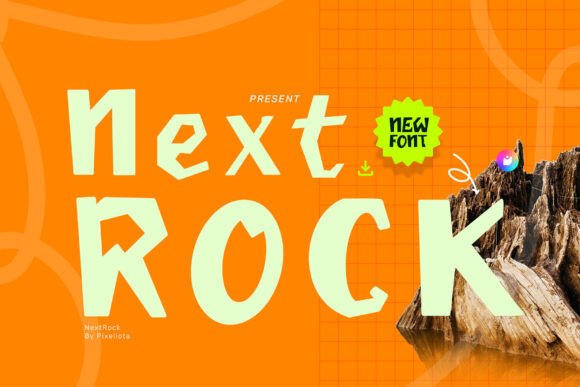 Next Rock Font for Handmade Creations