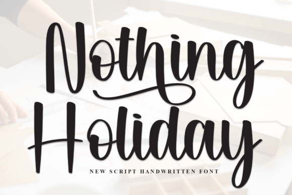 Nothing Holiday Font for Elegant Editorial Design