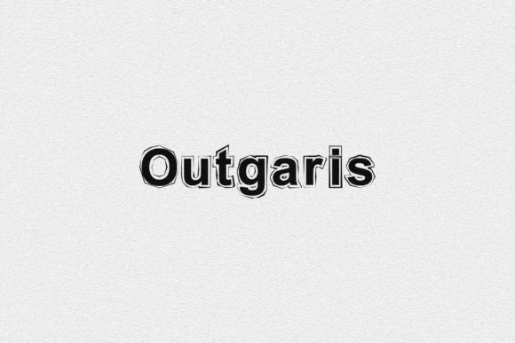 Outgaris: A Script Font for Modern Branding
