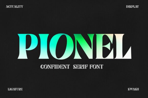 Pionel Font for Handmade Creations