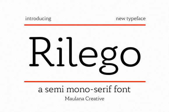 Rilego Serif Font for Web Design