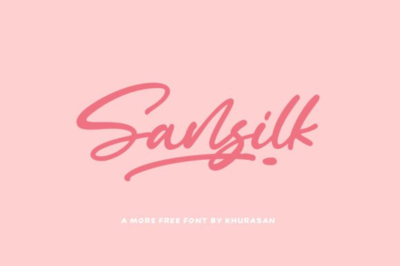 Sansilk: A Modern Script Font for Creative Branding