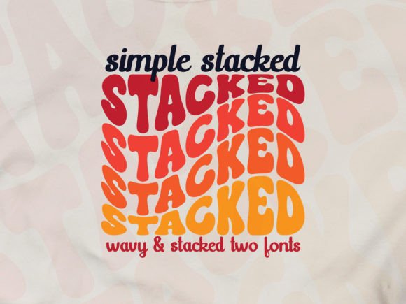 Simple Stacked Font Review: Groovy Style for Retro Branding