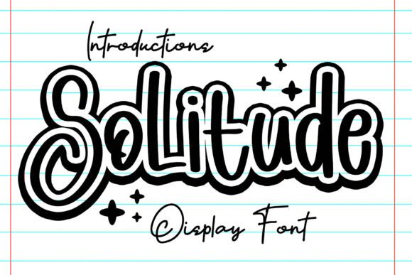 Solitude Display Font Review for Design Projects