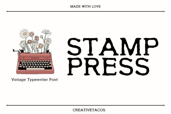 Stamp Press Font for Modern Campaigns