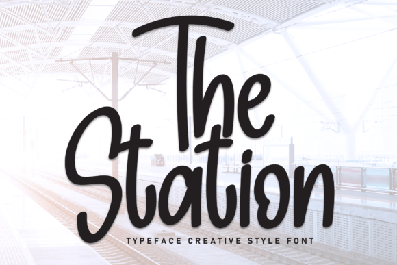 The Station Font: A Handwritten Touch for Craft Projects