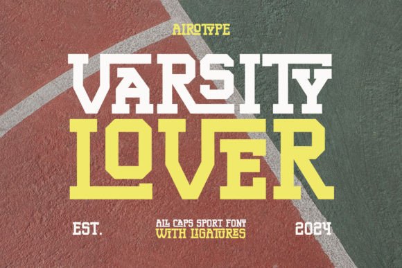 Varsity Lover: A Bold Display Font for Creative Makers