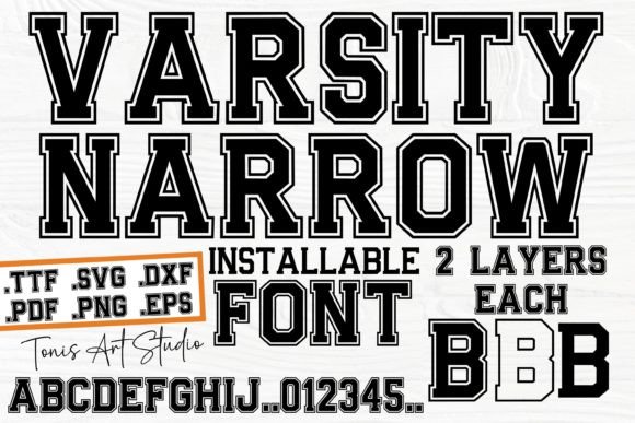 Varsity Narrow: A Display Font for Bold Branding