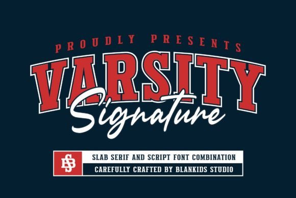 Varsity Signature: A Polished Font for Branding That Works