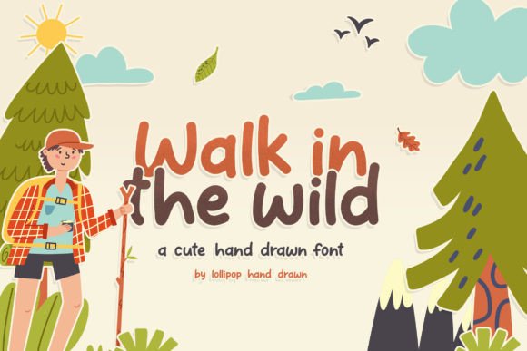 Walk in the Wild: A Handwritten Font for Thoughtful Editorial Design